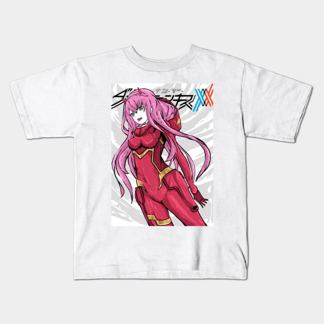 zero two Kids T-Shirt by Amartwork